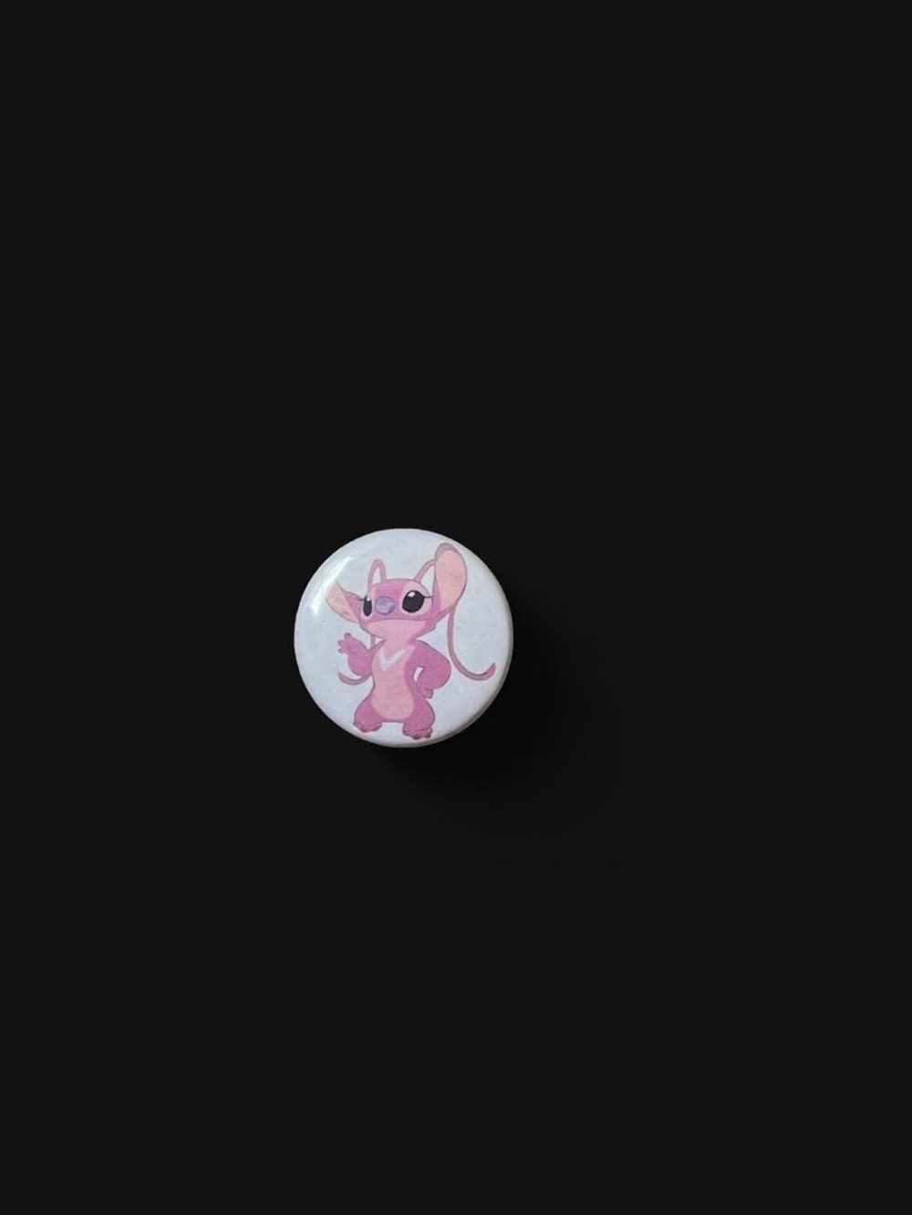 Lilo and Stitch Angel button pin